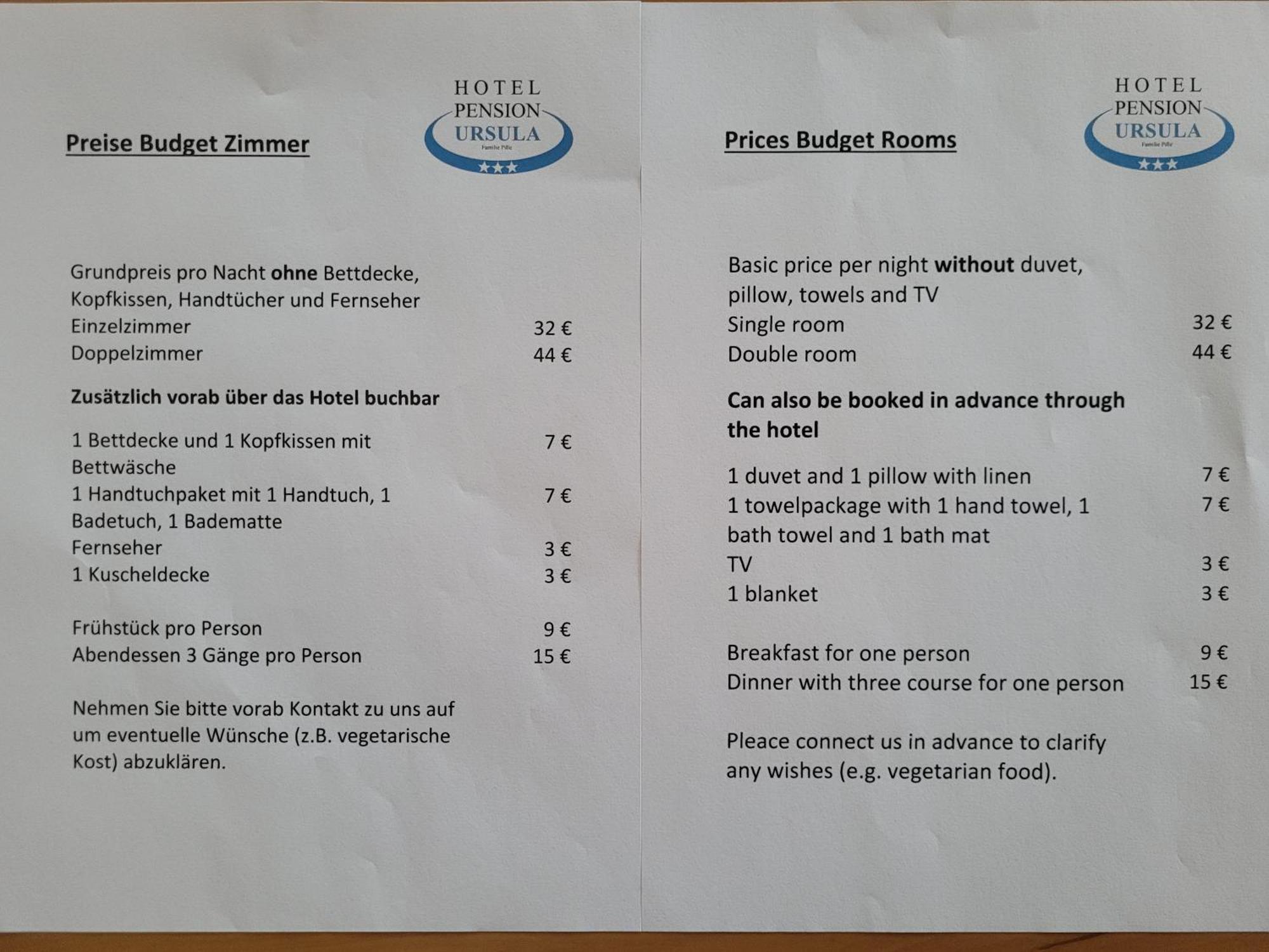 Hotel-Pension Ursula Bad Sachsa Bilik gambar
